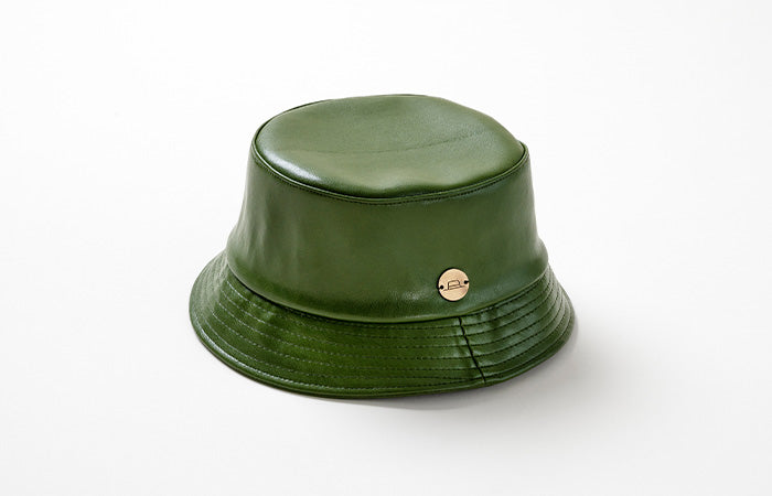 Cactus Leather Bucket Hat