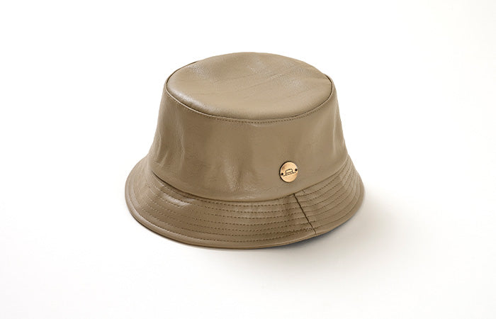 Cactus Leather Bucket Hat