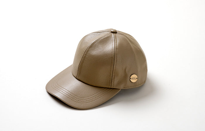 Cactus Leather Baseball Cap